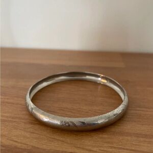 Vintage Silver Bangle Bracelet